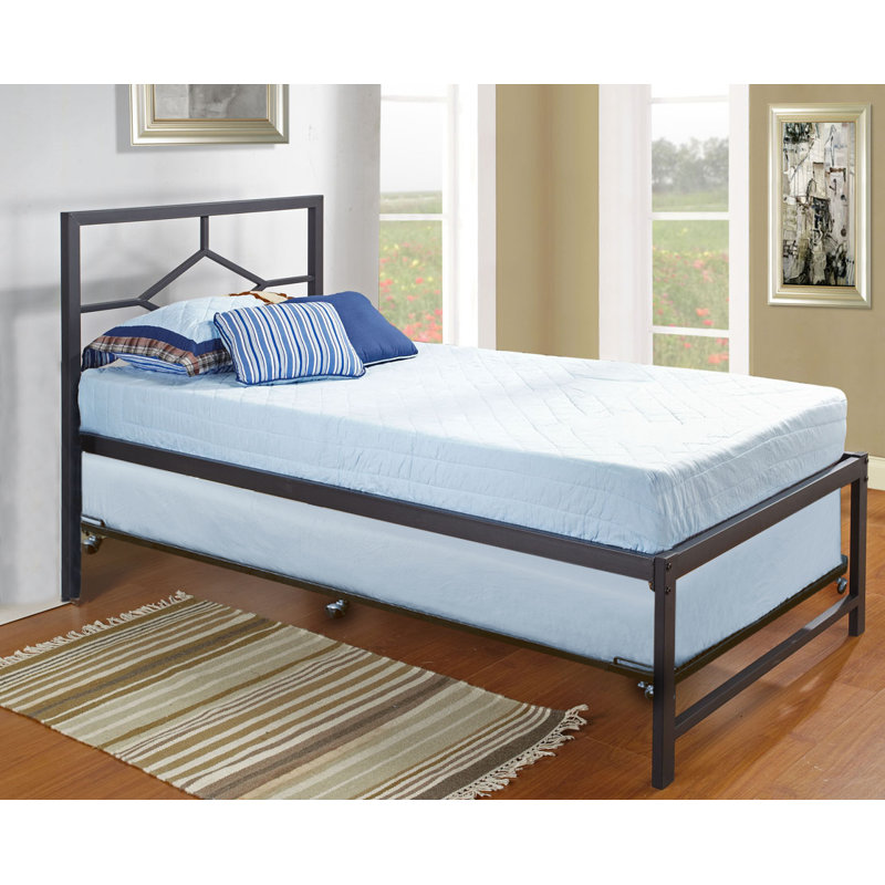 Viv + Rae Holbrook Twin Platform Bed with Pop Up Trundle & Reviews